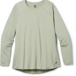 REI Co-op Lightweight Base Layer Long-Sleeve Crew Top - Women's Plus Sizes -REI CO-OP Sales 42485ca5 5d1d 4d49 a983 01638da09525